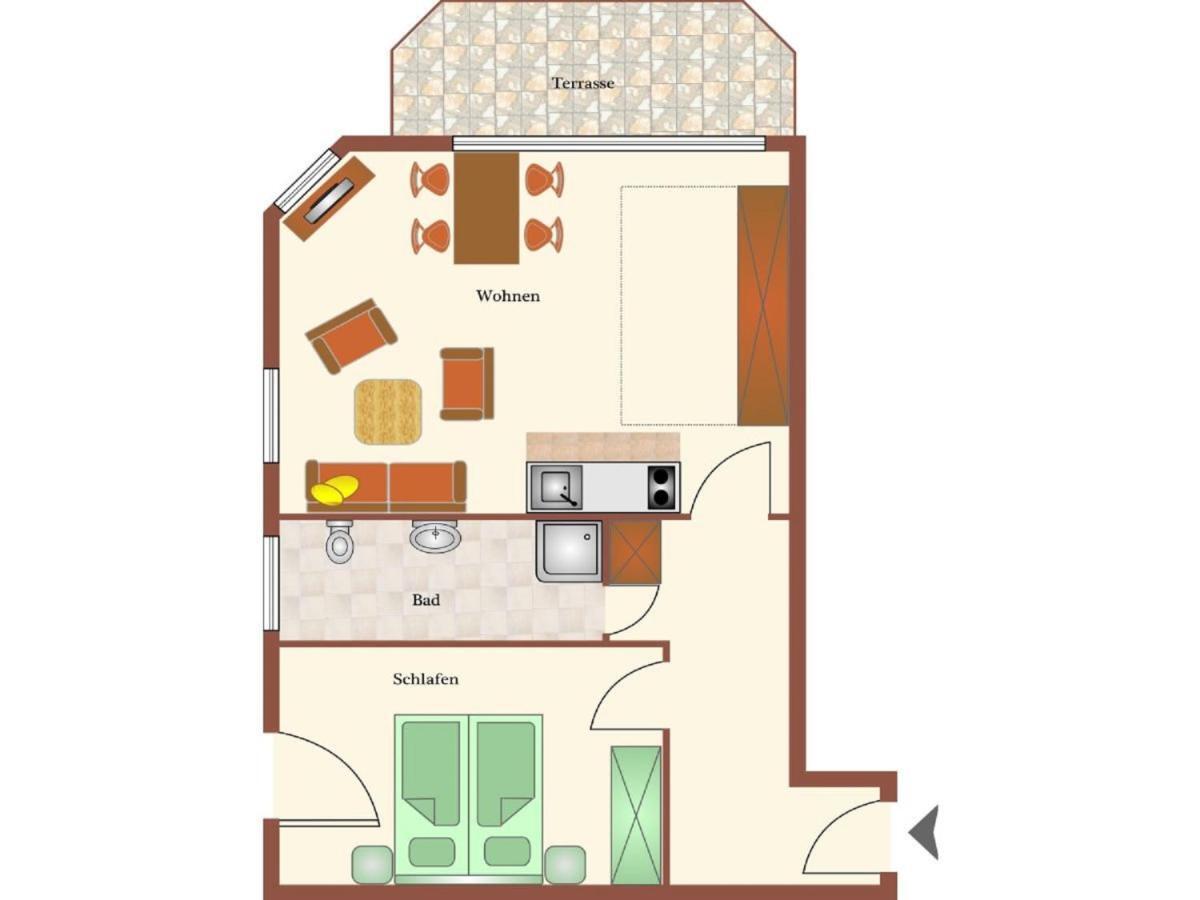 Haus Duenenglueck, Whg. 14 Appartement Cuxhaven Buitenkant foto
